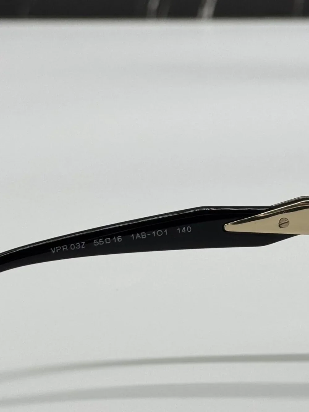 NWT Prada PR03ZV 1AB1O1 Black Butterfly Women Eyeglasses PR 03ZV